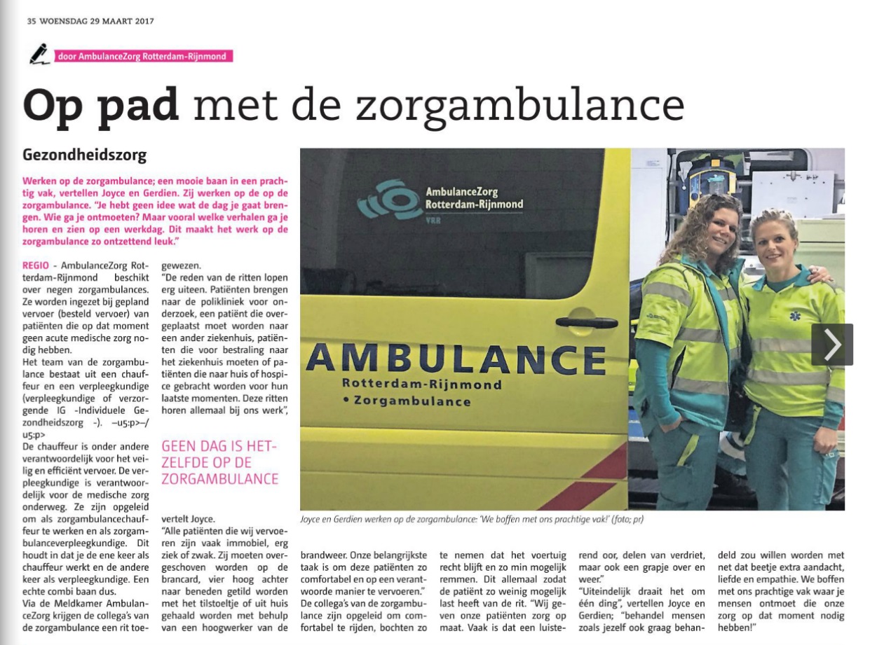 20170329 Zorgambulances in de Havenloods 20170329 Zorgambulances in de Havenloods